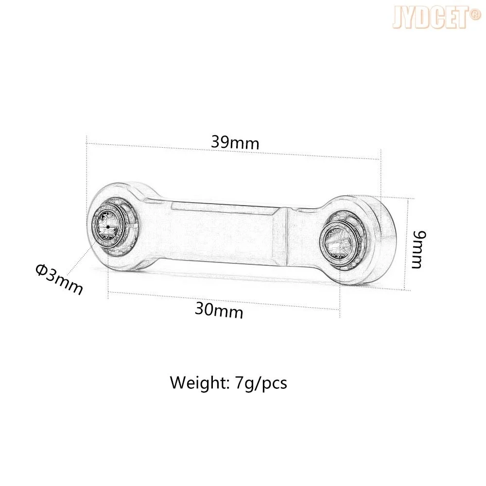 Lien de direction Servo en aluminium pour voiture RC, Garden I Savage, Flaffiliés, XL, 21, 25, SS, 85050, 3.5, 4.1, 4.6, RS4 3, nouveau, #5.9
