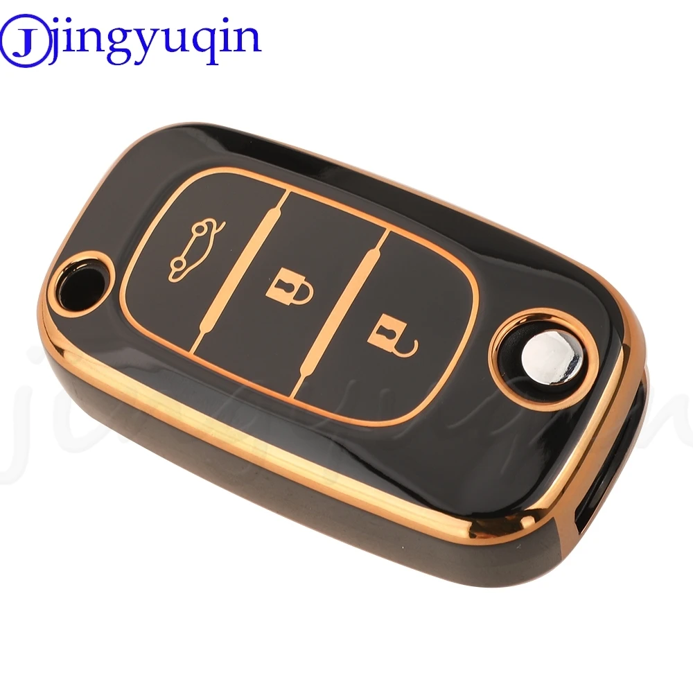 JYQ TPU Car Key Shell Case For Renault Fluence Clio Megane Kangoo Lacia LADA Largus Kalina Granta Vesta X-Ray Benz Smart Fortwo