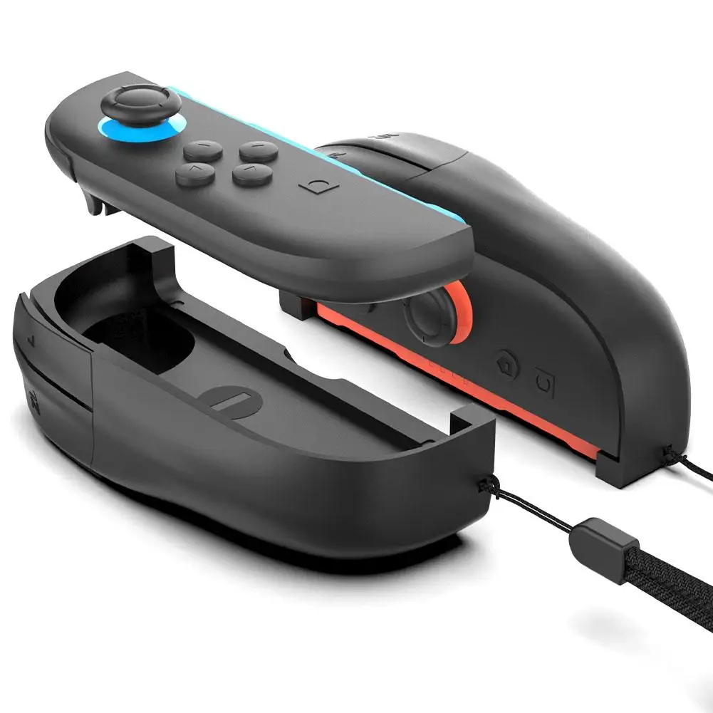 Novo Suporte para Mouse (2 Unidades) e Controle de Jogo para Switch 2 - Mini Rato Portátil com Grips e Pulseira para Acessórios de Jogo do Switch 2