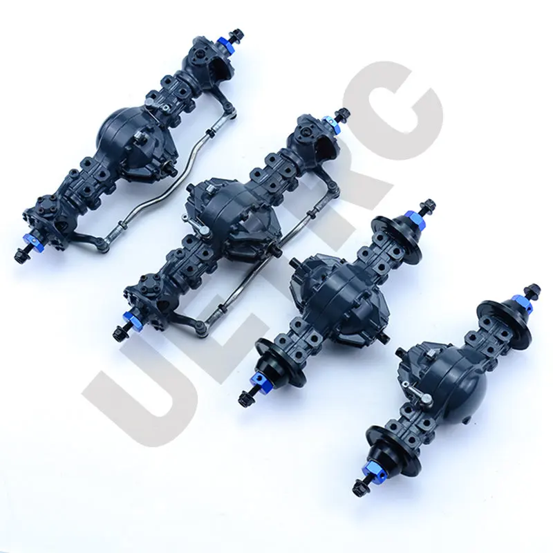 1:14th Scale Metal Locking Differential Drive Axles 8X8 6X6 4X4 Set for Tamiya RC Truck Tipper SCANIA 770S VOLVO BENZ Car Parts