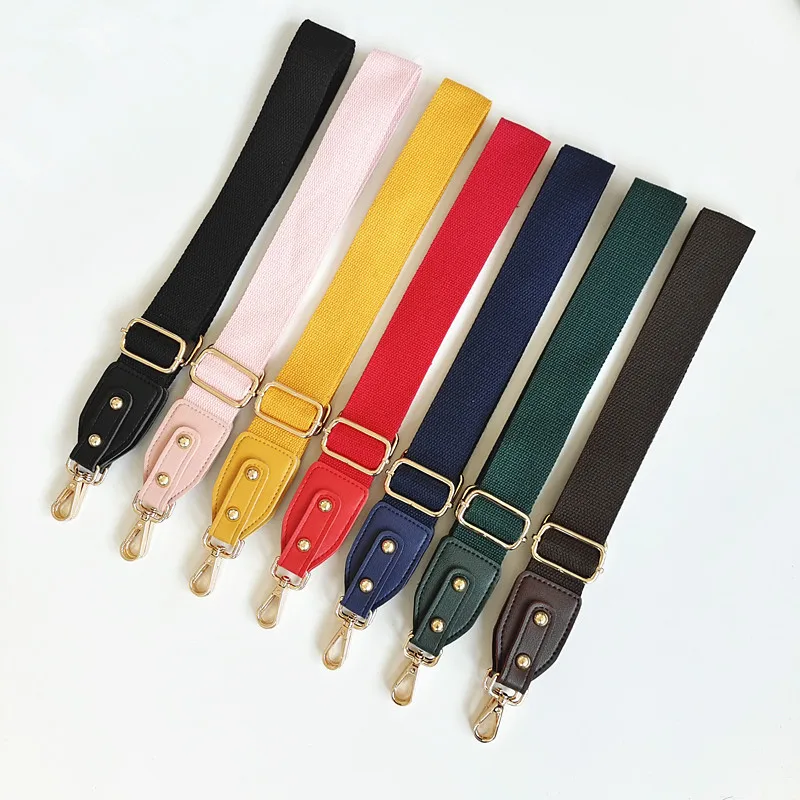 Canvas Bag Shoulder Strap Accessories Cotton Versatile Webbing Single Shoulder Oblique Span Long Shoulder Strap Adjustable Belt
