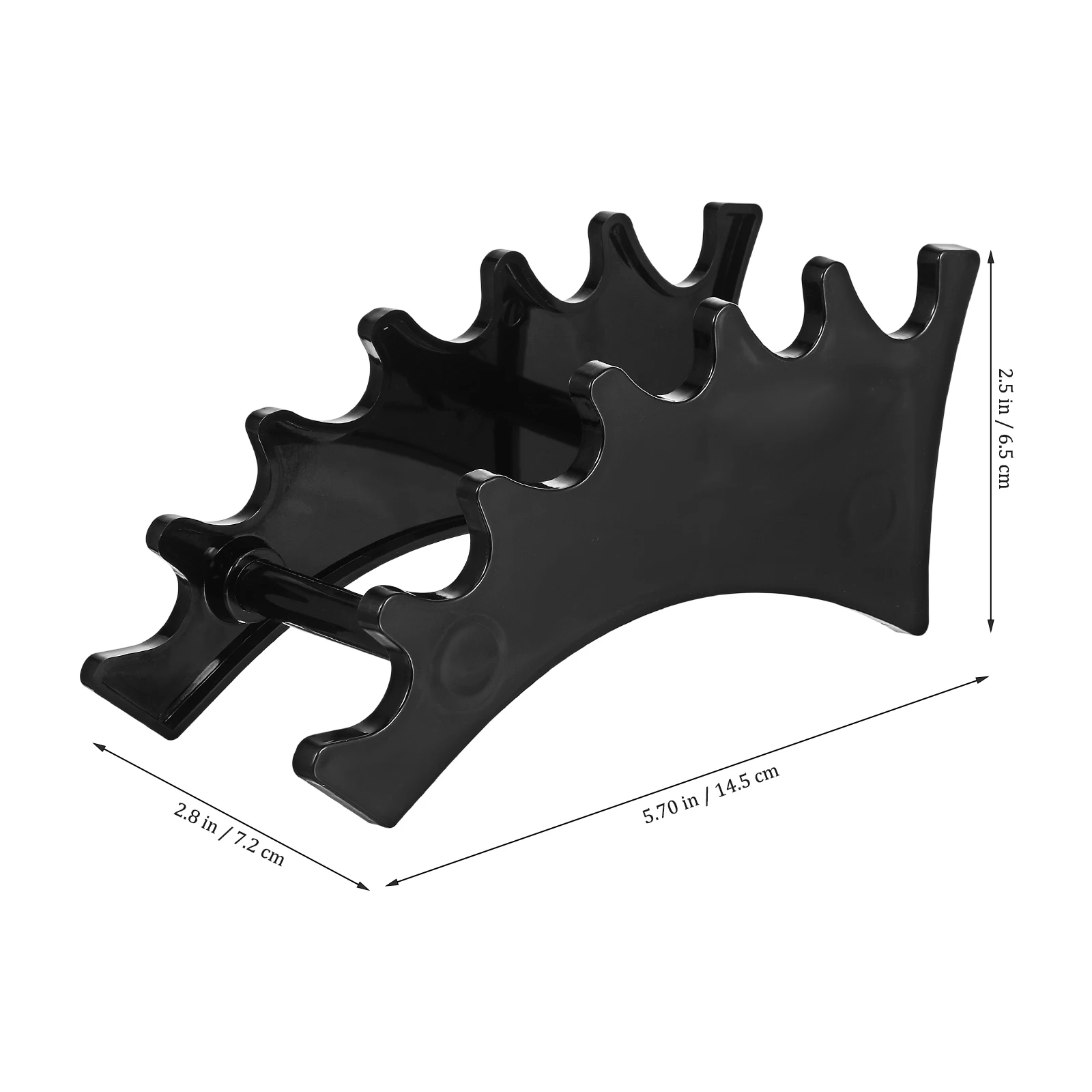 2 قطعة حامل القلم البلاستيك الأفقي انفصال المنظم حامل سطح المكتب تخزين الرف للأقلام ماكياج فرش حامل قلم #2