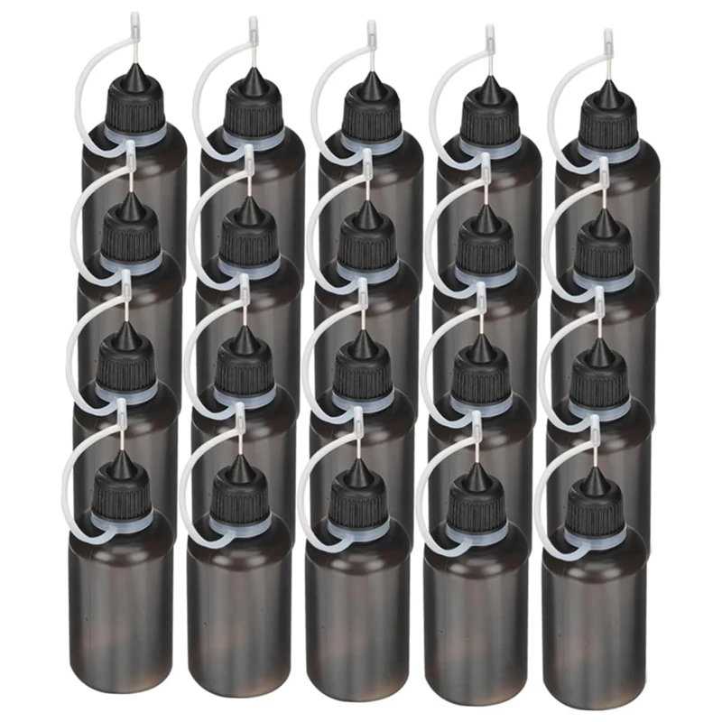 

30ML/1Oz Glue Bottles 24Pcs Tip Bottle Pointed Mouth Glue Applicator Bottles Water Bottle With Fine Tip