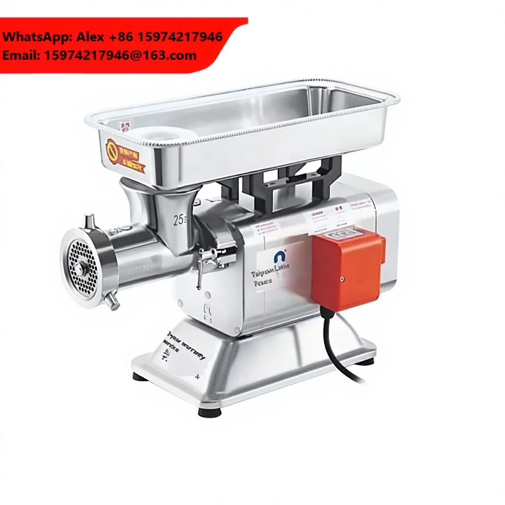 New 150-350kg/h Electric Meat Mincer RYH Series Desktop Stainless Steel Pure Copper Motor 2-Year Warranty Butcher Shop