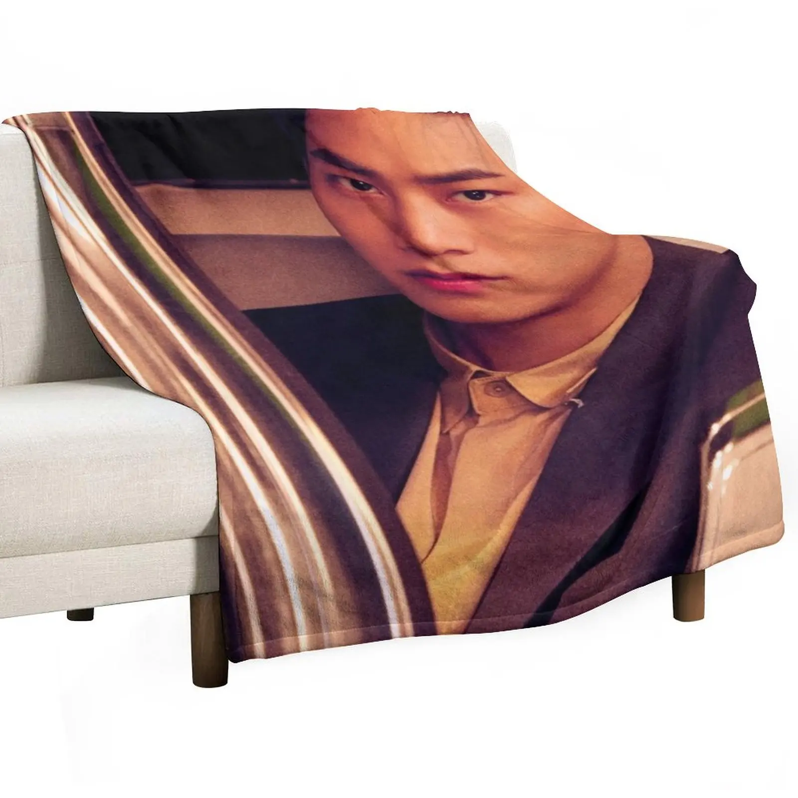 

2PM With Me Again - TAECYEON Throw Blanket Decorative Sofas Picnic anime Summer Beddings Blankets