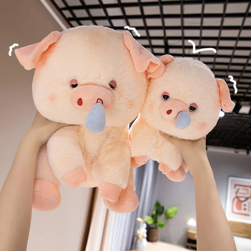 หมูน่ารักตุ๊กตาอะนิเมะของเล่นสร้างสรรค์การ์ตูนสัตว์หมูตุ๊กตาตุ๊กตา Kawaii ตกแต่งห้องเด็กของขวัญวันเกิดคริสต์มาส