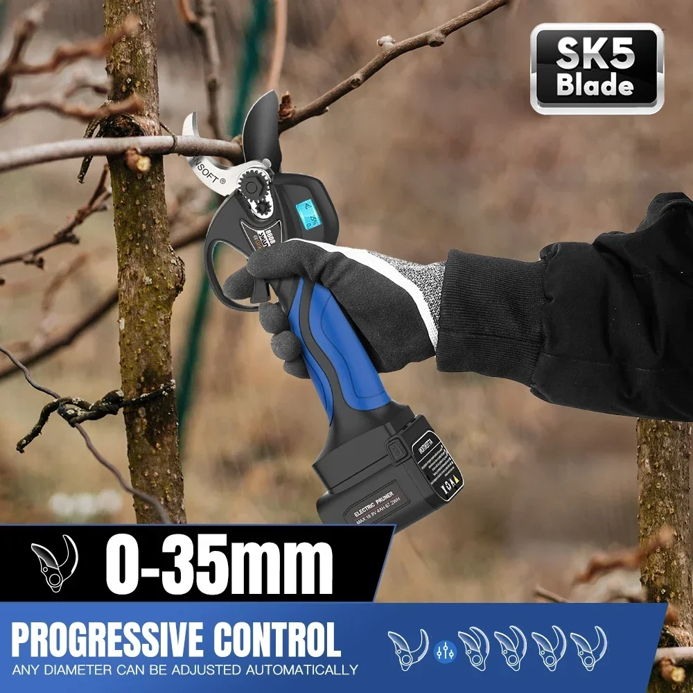 2026    Electric Pruning Shear with LED display screen ,Cordless Power Pruner for Gardening Orchards Vineyards and olive trees