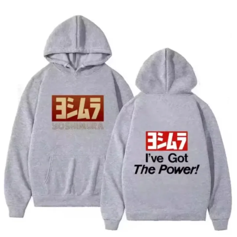 Yoshimura Grafica classica da motociclista giapponese per uomo Felpe con cappuccio Moda Hip Hop Pullover casual Felpa con cappuccio autunno inverno streetwear