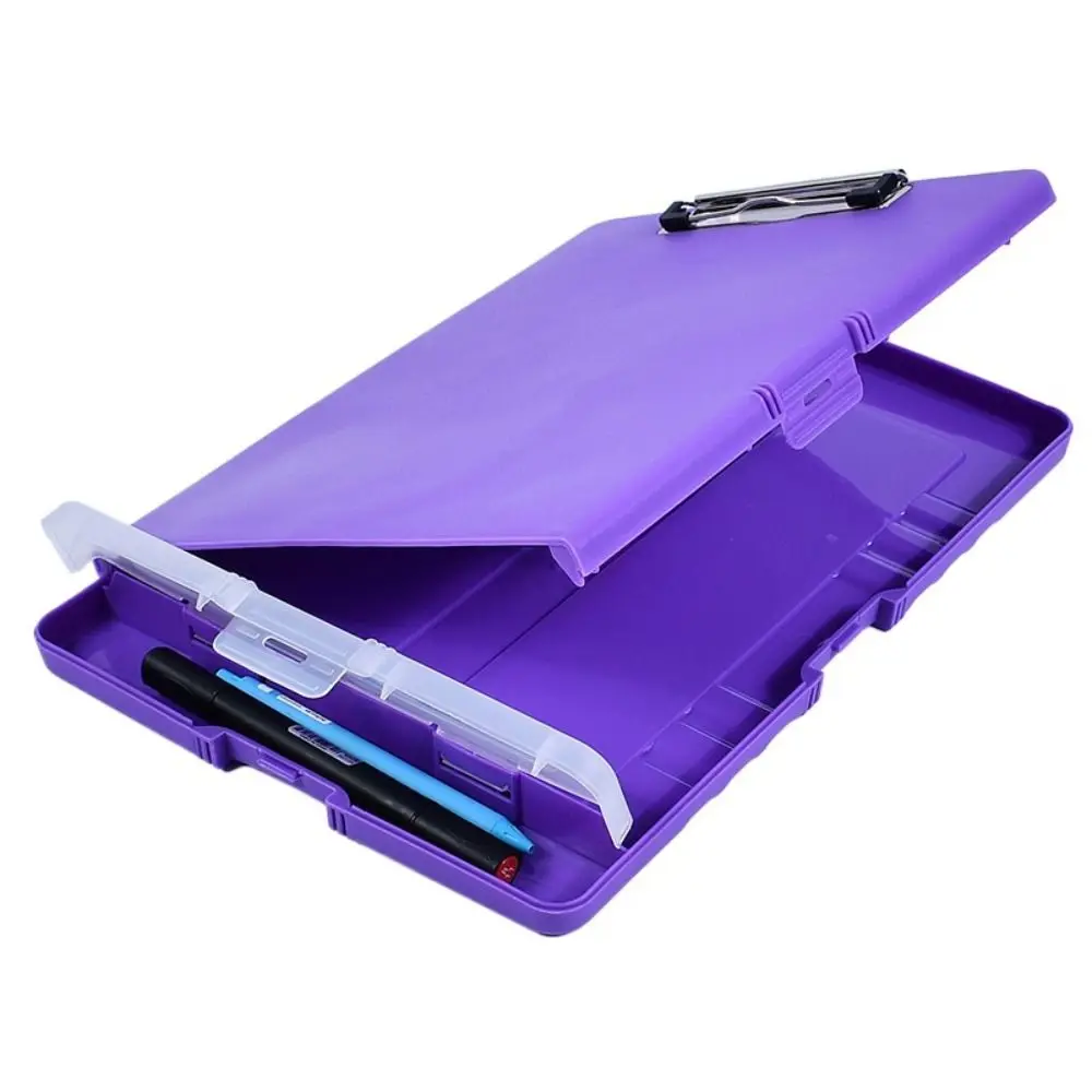 Imagem -03 - Clipboard File Storage Box Clipboard Case Writing Clipboard Documento Suprimentos Test Paper Pastas