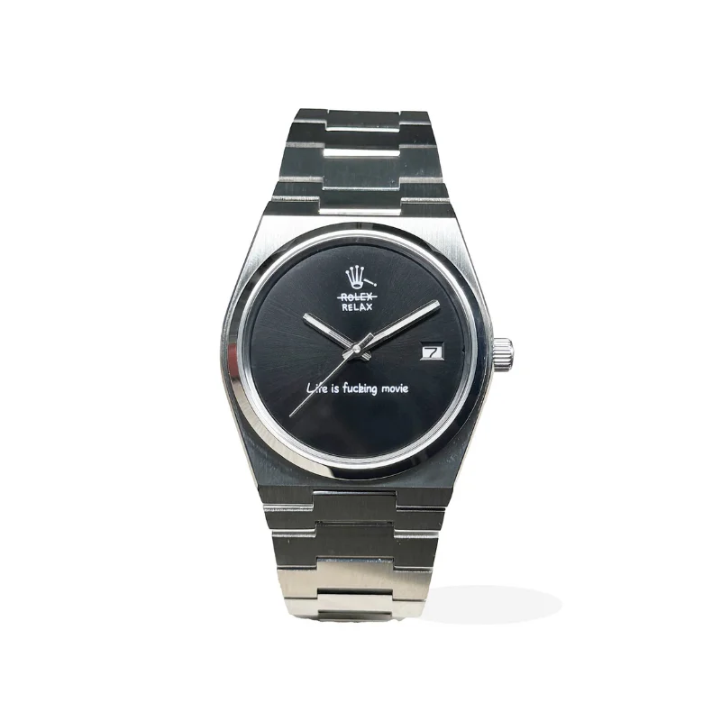 Mechanical Watch with NH35 Movement from Japan Super Player Series 40.5mm Dial Modified Watch with Sapphire Mirror Steel Body