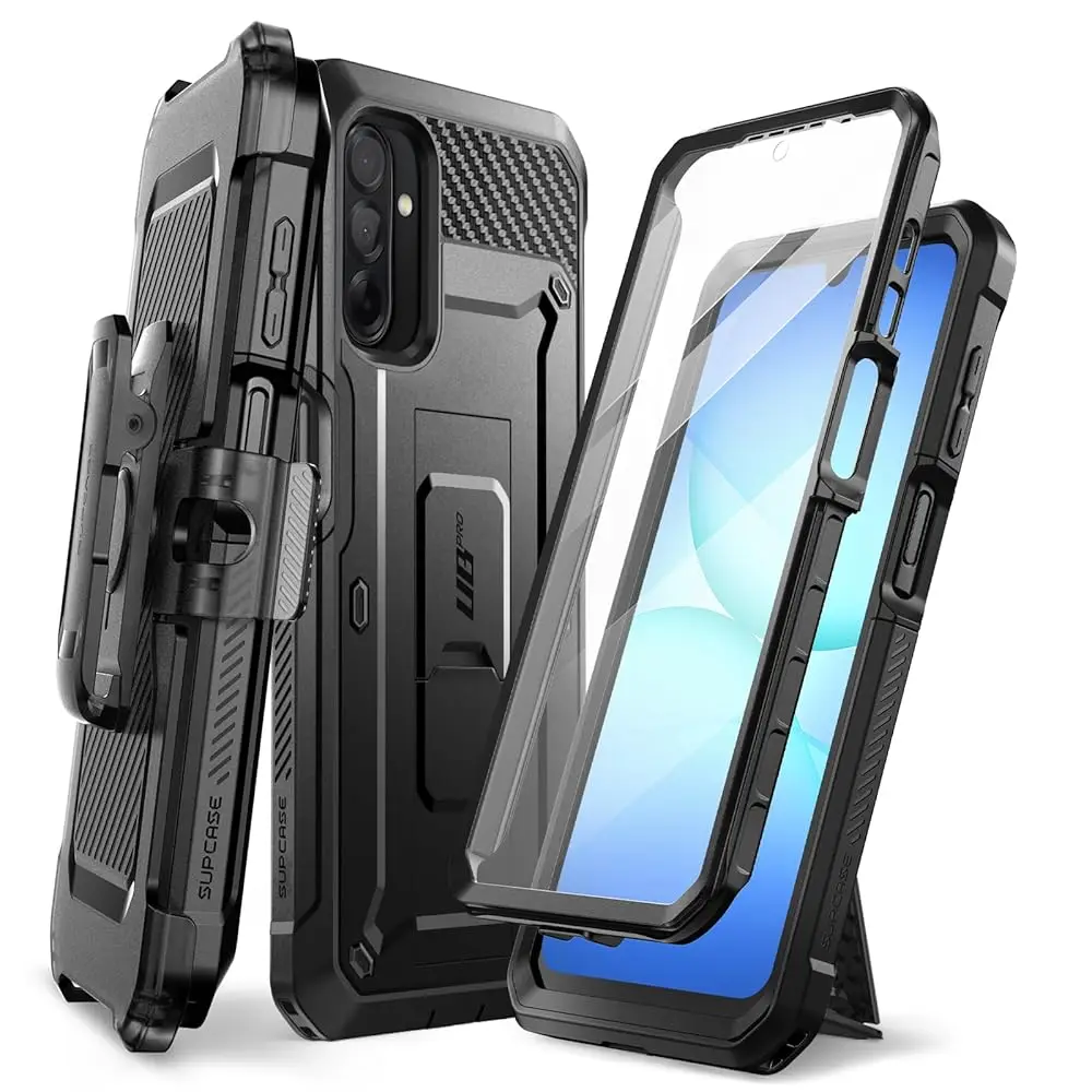 

for Samsung Galaxy A17 5G Phone Case with Screen Protector (Unicorn Beetle Pro), [Built-in Stand & Belt-Clip] [Military-Grad