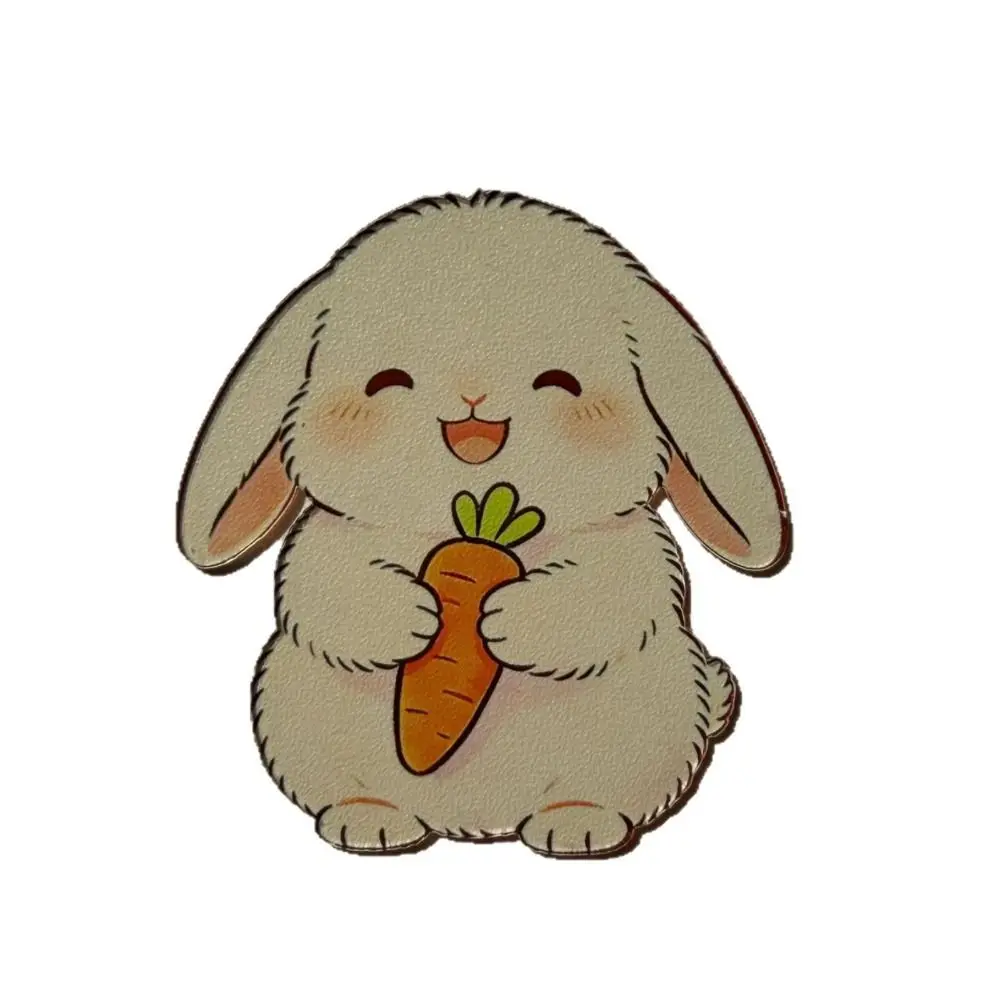 Cute Acrylic Bunny Bookmark Transparent Cute Design Rabbit Bookmark Light-Transmitting Carrot Bookmark For Book Lovers