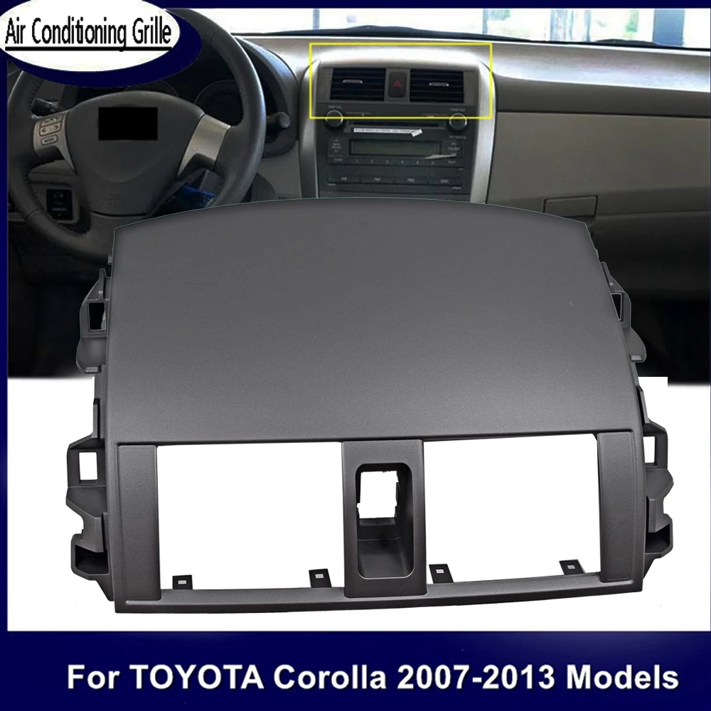 

For Toyota Corolla Altis 2007-2013 Silver Grey 55670-02160 Car Dashboard Air Conditioning Outlet Panel Grille Cover
