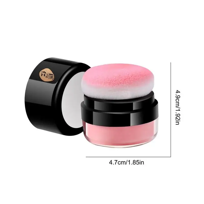 Cuscino d'aria Blush Mushroom Head Powder Blush Highlighter Rouge Peach Cheek Cream Powder Face Pigment trucco cosmetico