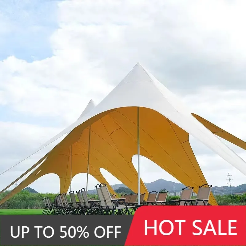 2026 1200D Fabric Big Size Outdoor Camping Large Tarp Sunshade Tent For Party