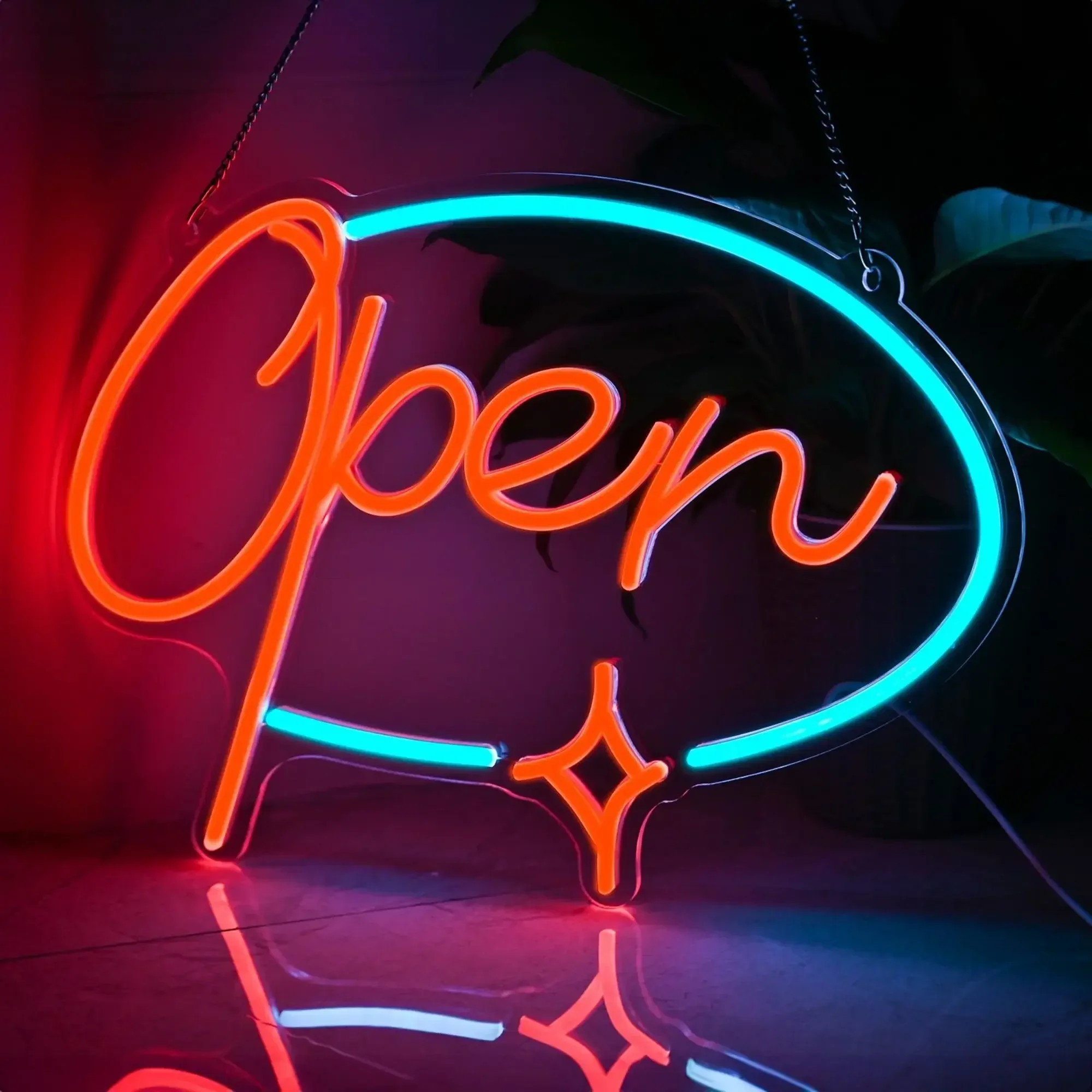 

Open Neon Sign for Wall Decor Bright LED Neon Light Sign for Business Decor Hotel Store Restaurant Office Bar Party wall decor
