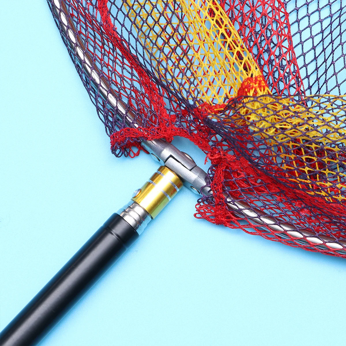 

Telescopic Fishing Net Pole 40Cm Colorful Mesh Stainless Steel Rod For Outdoor River Lake Fish Fishing Mesh