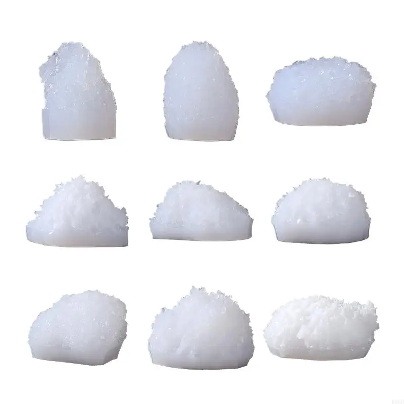 クリスタルクラスターMolduv Epoxy Resin Filler DIYシリコーン金型クラフトジュエリー作成B95B