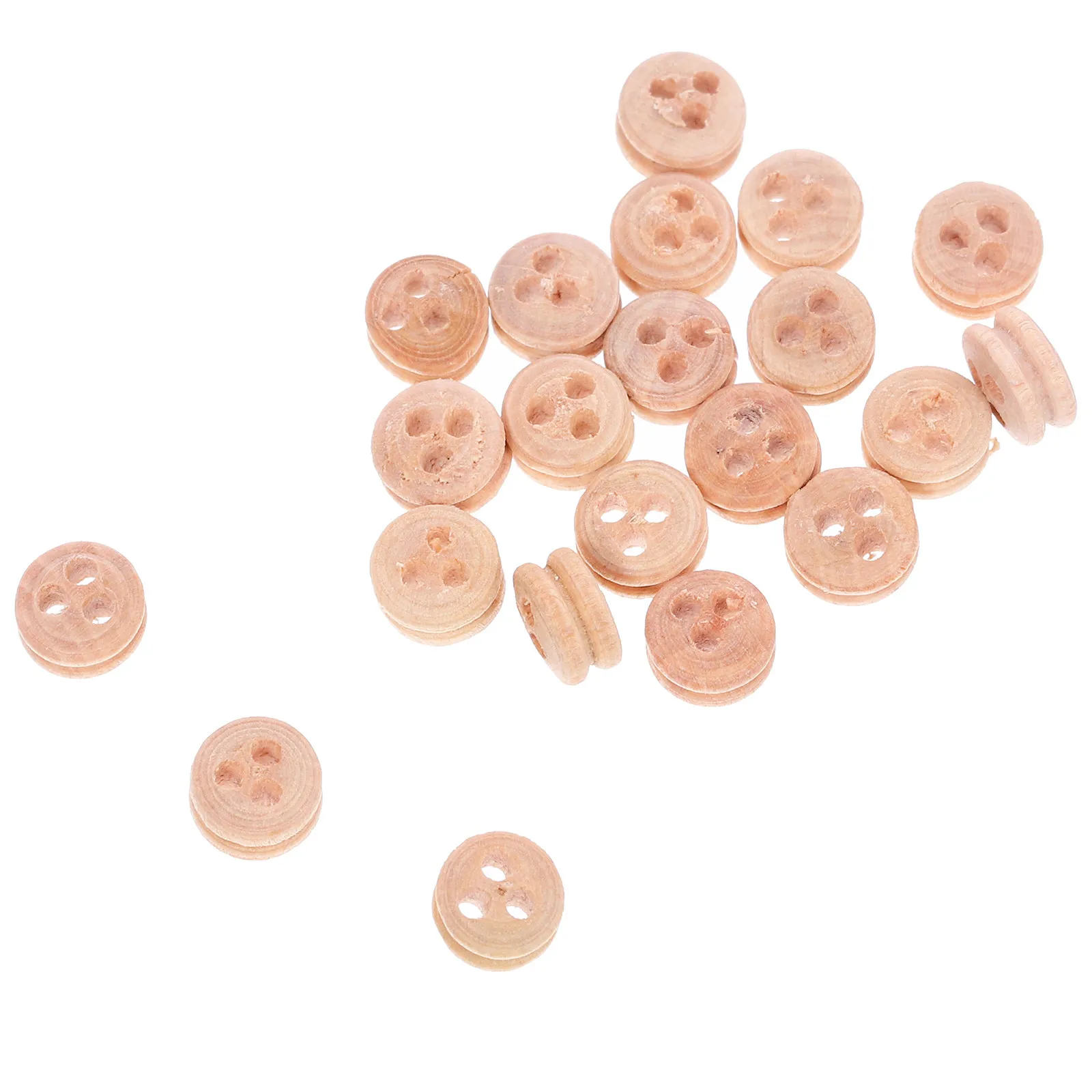 

20Pcs Ship Pulley DIY Wooden Crafts Accessories Small Wood Pulley 8Mm for Kids Manual Skill Creativity Development Wooden Ship