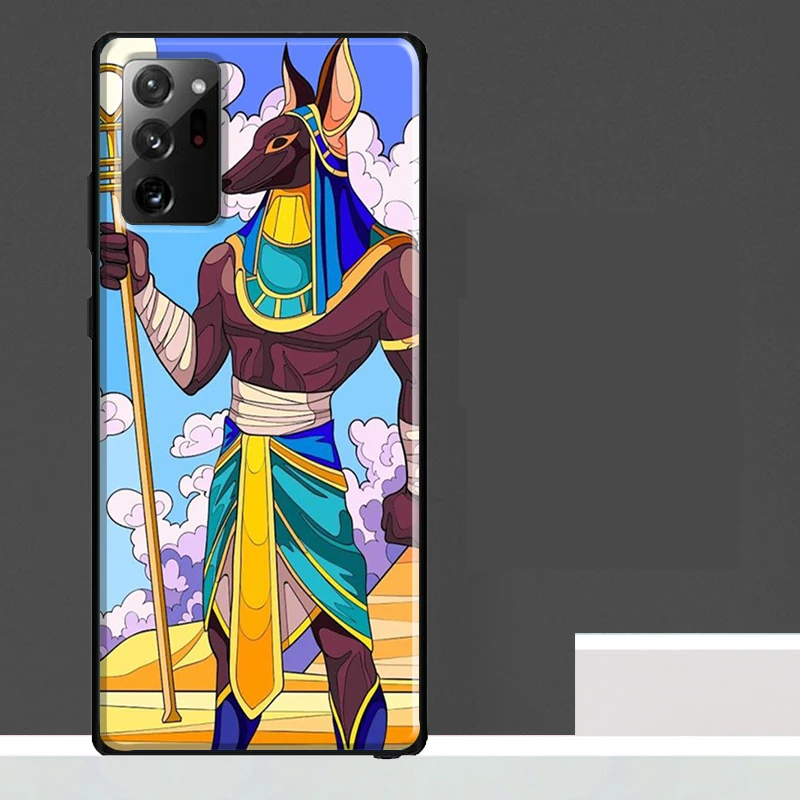 مصر نفرتيتي أنوبيس عنخ حافظة لهاتف سامسونج جالاكسي S23 S24 S25 الترا S9 S10 S20 S21 S22 Plus S23 FE S25 FE غطاء هاتف #5