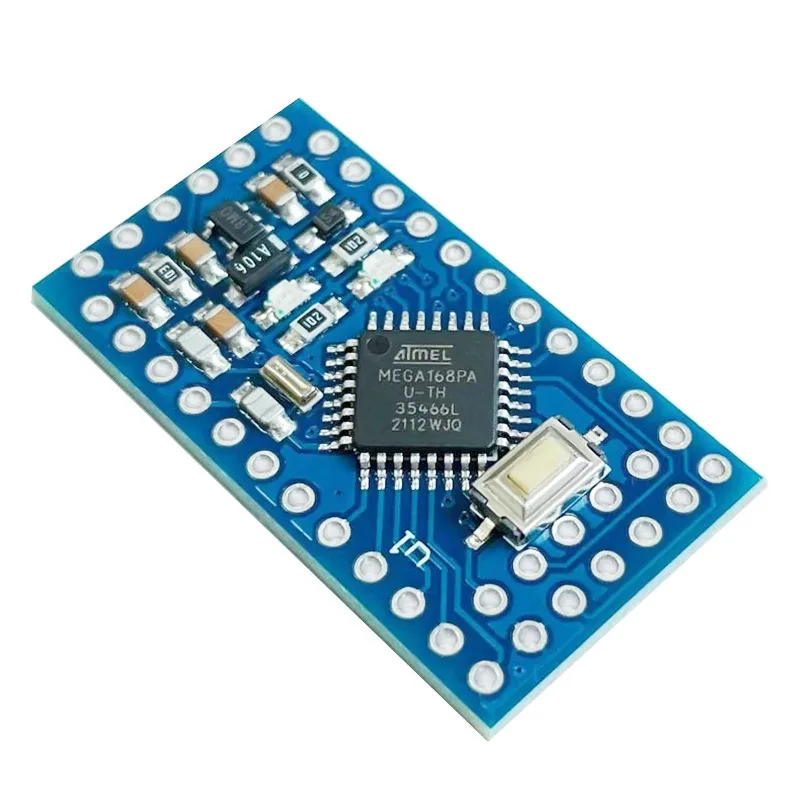 Pro Mini 168/328 Atmega168 3.3V 5V 16M / ATMEGA328P-MU 328P Mini ATMEGA328 5V/16MHz For Arduino Compatible For Nano Module