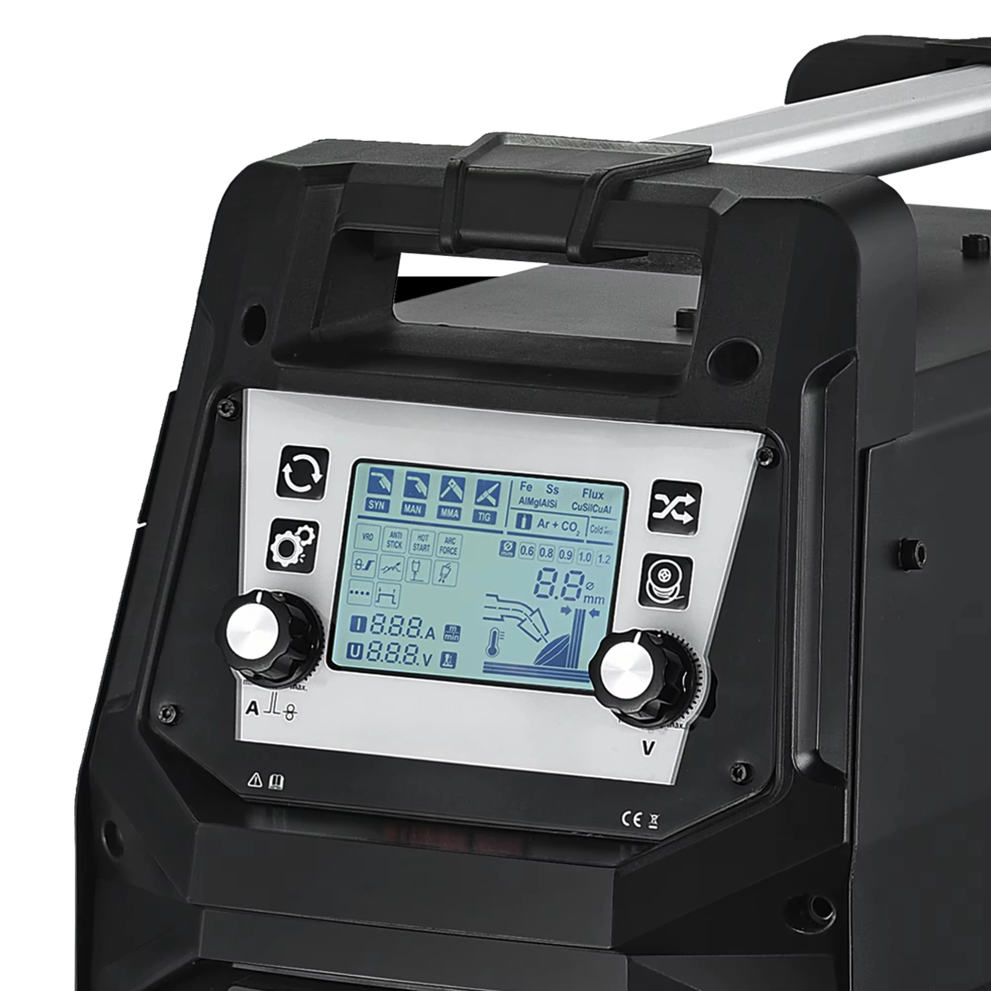 200A Inverter Welder 110V/220V Dual Voltage 3-in-1 MIG/MMA/TIG Welding Machine Gas & Gasless Shielded
