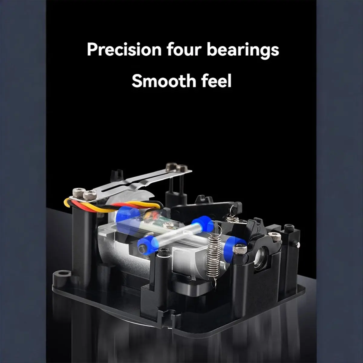 

Lovely！ 2PCS AG02 CNC Hall Gimbals Two-Way Adjustable Metal Hall Joystick for TX16S MKII/TX15/BOXER Remote Control Blue