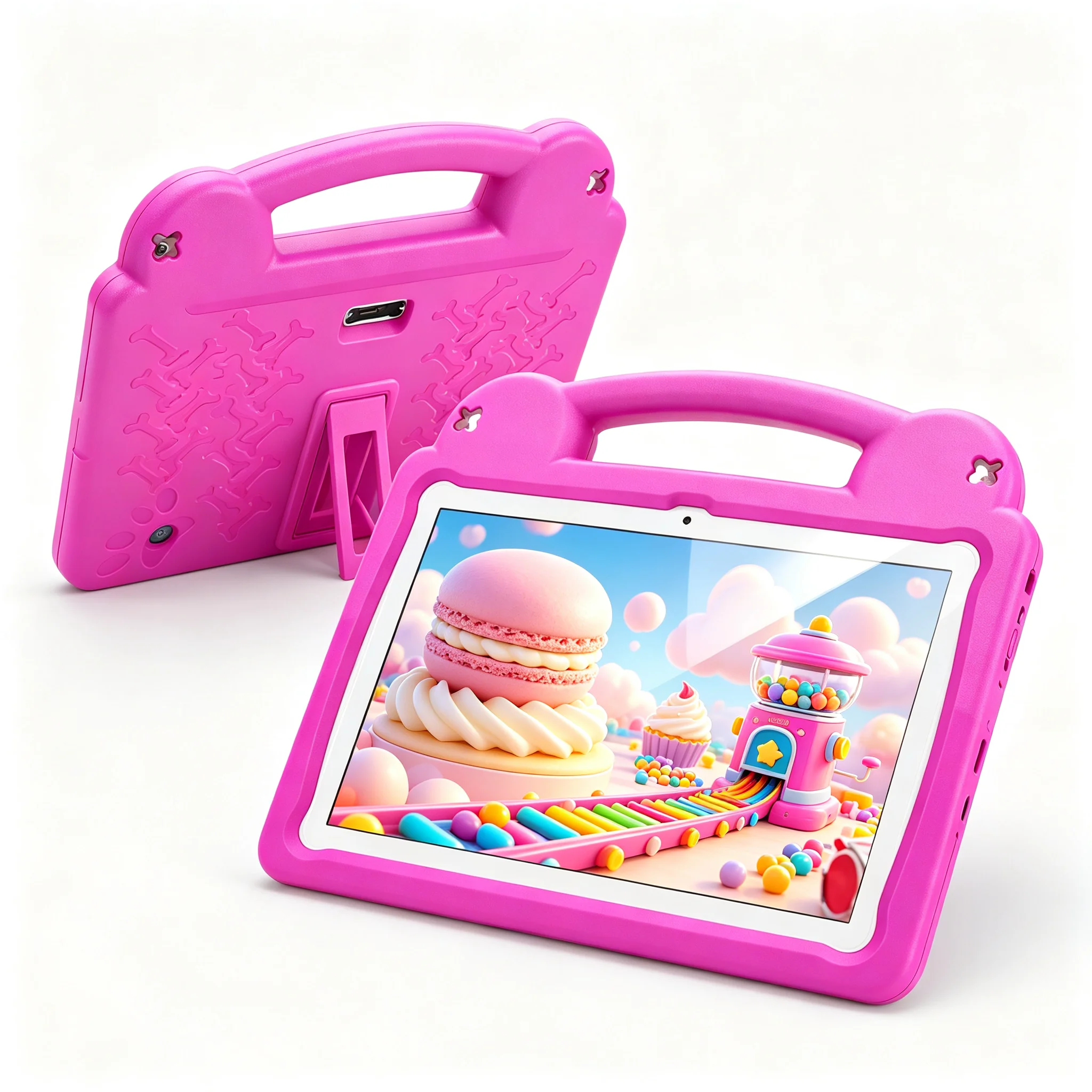 Paitanry 10.1 Inch Kids Tablet 8GB(4+4 Expand) RAM 64GB ROM CPU A523 2.0GHZ 5000Mah Octa-Core Learning Education Children Tablet