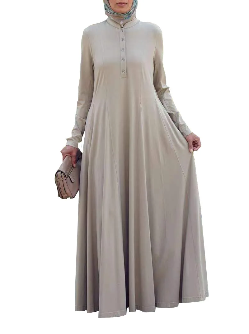 Islamic Clothing Robe Robe Femme Musulmane Loose Fit Arabic Dubai Kaftan Abaya Dress for Women Muslim Fashion Djelaba