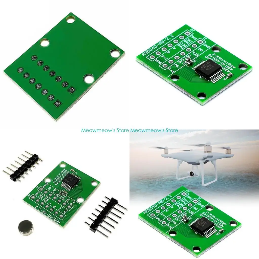 W91A Programmable Rotarys Encoders AS5040 Sensorings Module Feeding Magnets For Laboratory Instrument