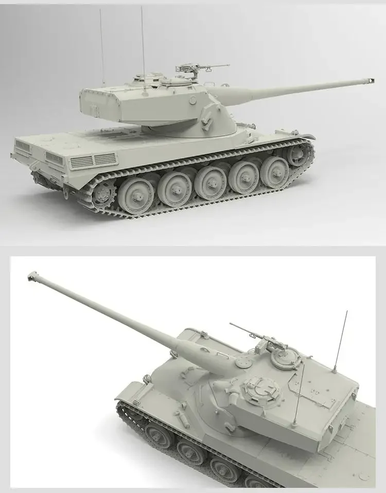 Amusing Hobby 35A049 Modellbausatz für schweren Panzer Frankreich AMX-50B im Maßstab 1:35