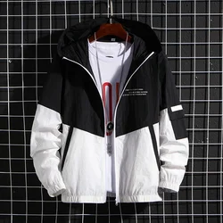 2024 Summer New Hooded Jackets for Men Sun Protection Clothing Fishing Hunting Clothes Quick Dry Skin Male Windbreaker Size 4XL