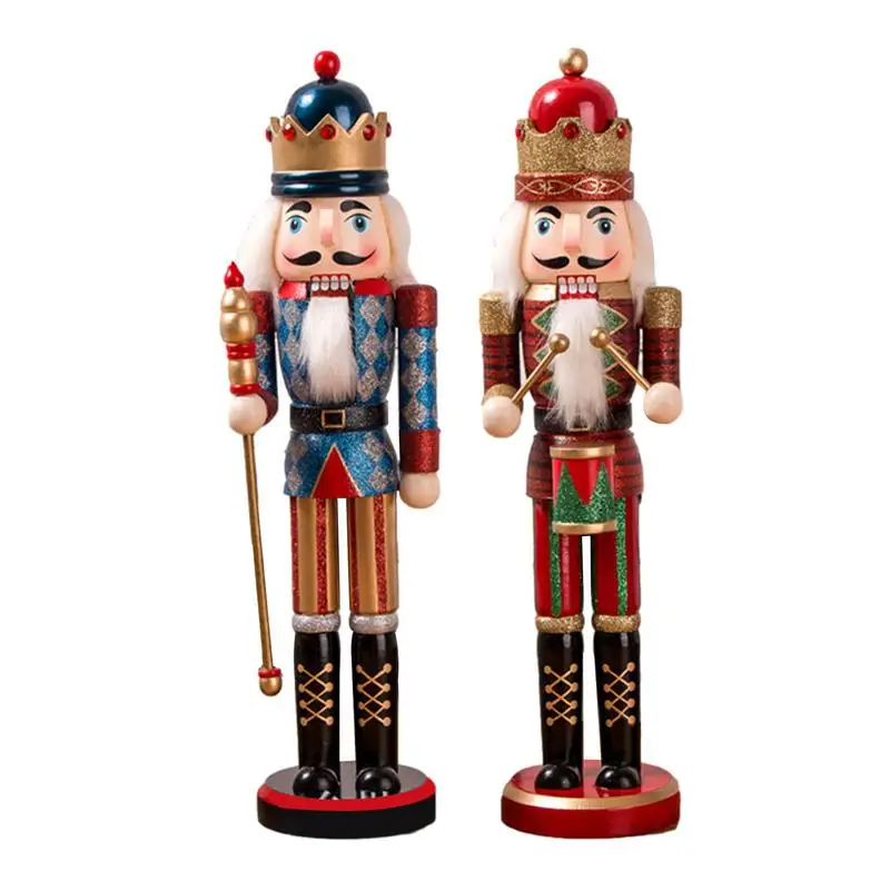 

Nutcracker Soldier Ornament Nutcracker Figures Decoration Wooden Nutcracker Figures For Indoor Desktop Fireplace Home Farmhouse