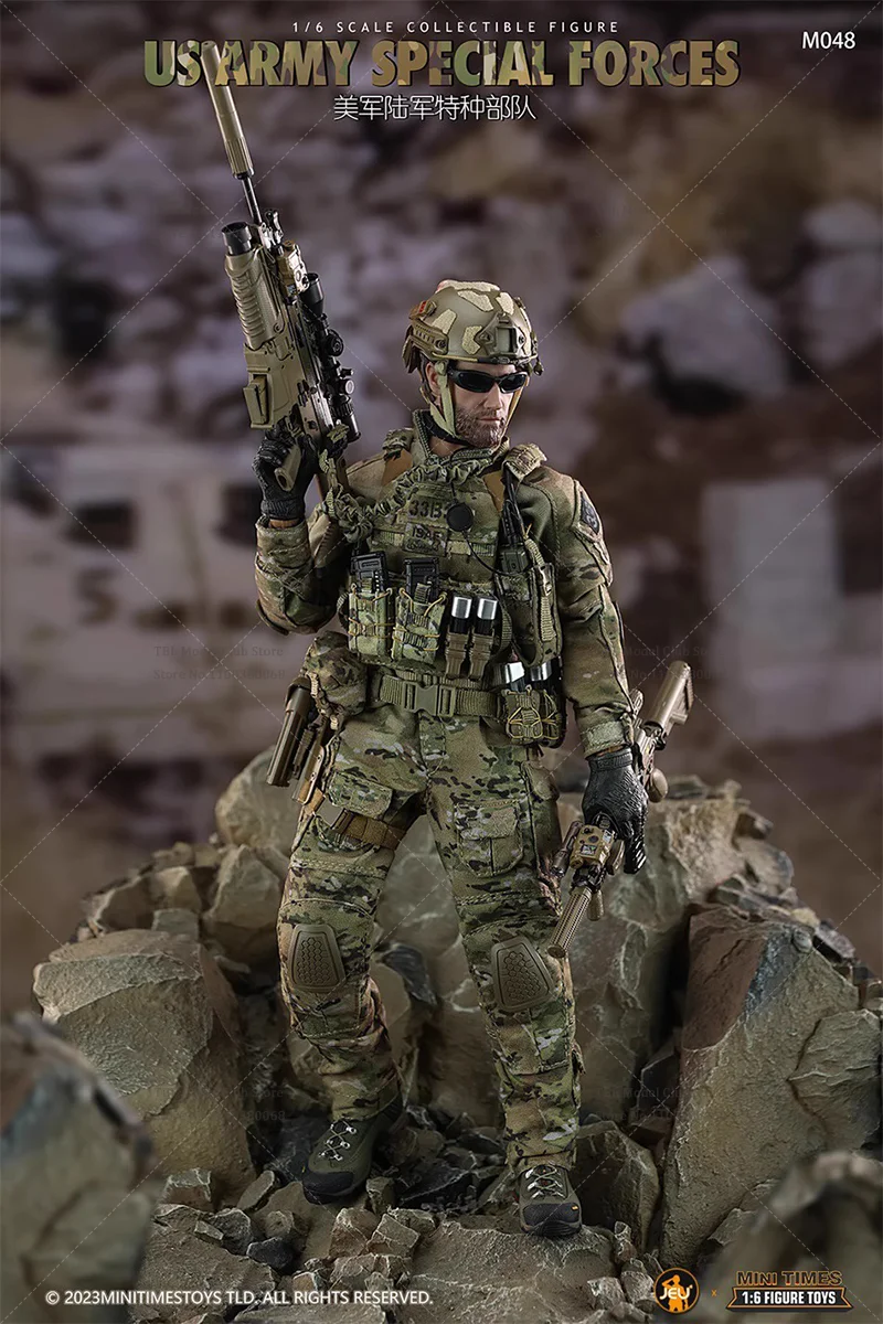 minitimes toys M048 M049 1/6 Scale High-Risk MissionUnconventional Combat Forces 12inch Full Set Action Figure Soldier In Stock