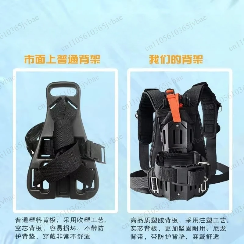Deep Diving Bottle Back Clip, Diving Scuba Board Support Bracket