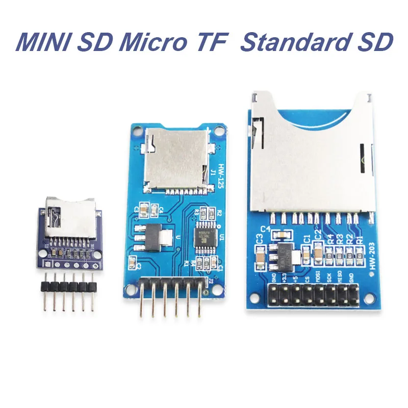Micro SD Storage Expansion Board Micro SD TF Card Memory Shield Module SPI For Arduino with Level Converter Chip 5V/3.3V