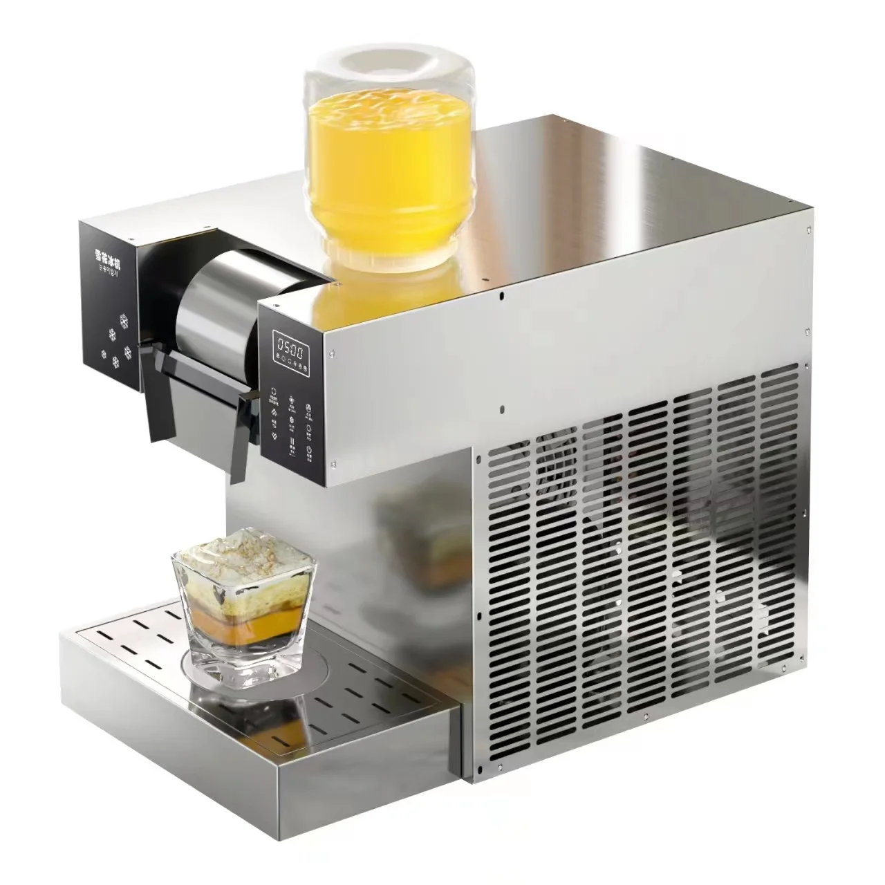 Automatic household ice machine Commercial stall ice shaver Mianmian ice Smart touch screen snow melting machine