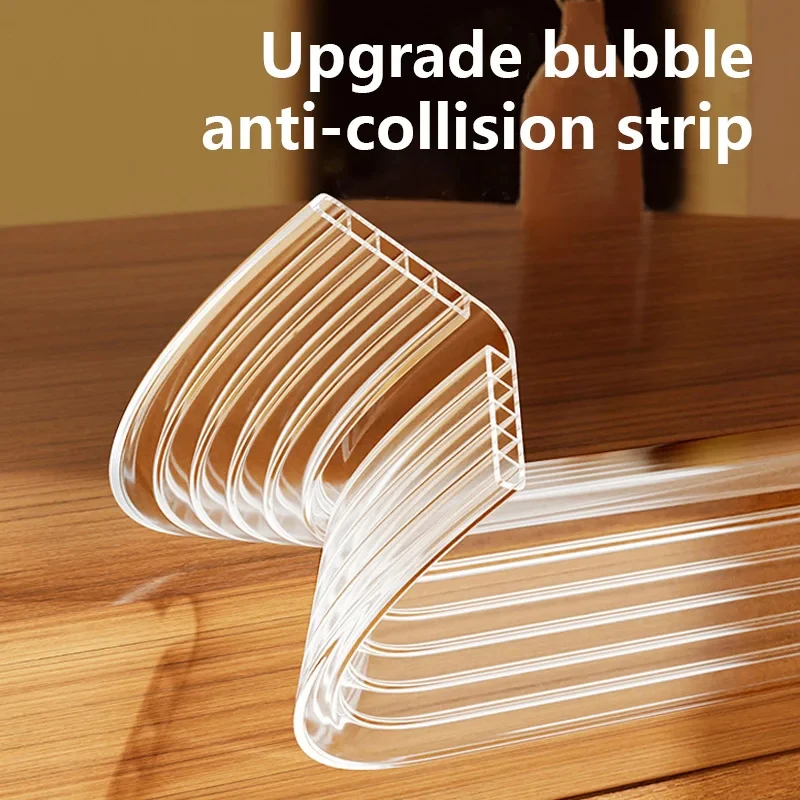 1M Nieuwe Bubble Transparante Kinderen Anti-Collision Strip Salontafel Randen Siliconen Anti-Collision Ring Beschermende hoek