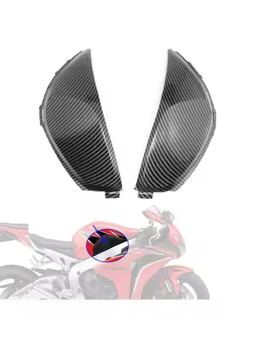 Hydro Dipped Carbon Fiber Finish Fuel Gas Tank Side Cover Panel Fairing For HONDA CBR1000RR CBR 1000 RR 2008-2011
