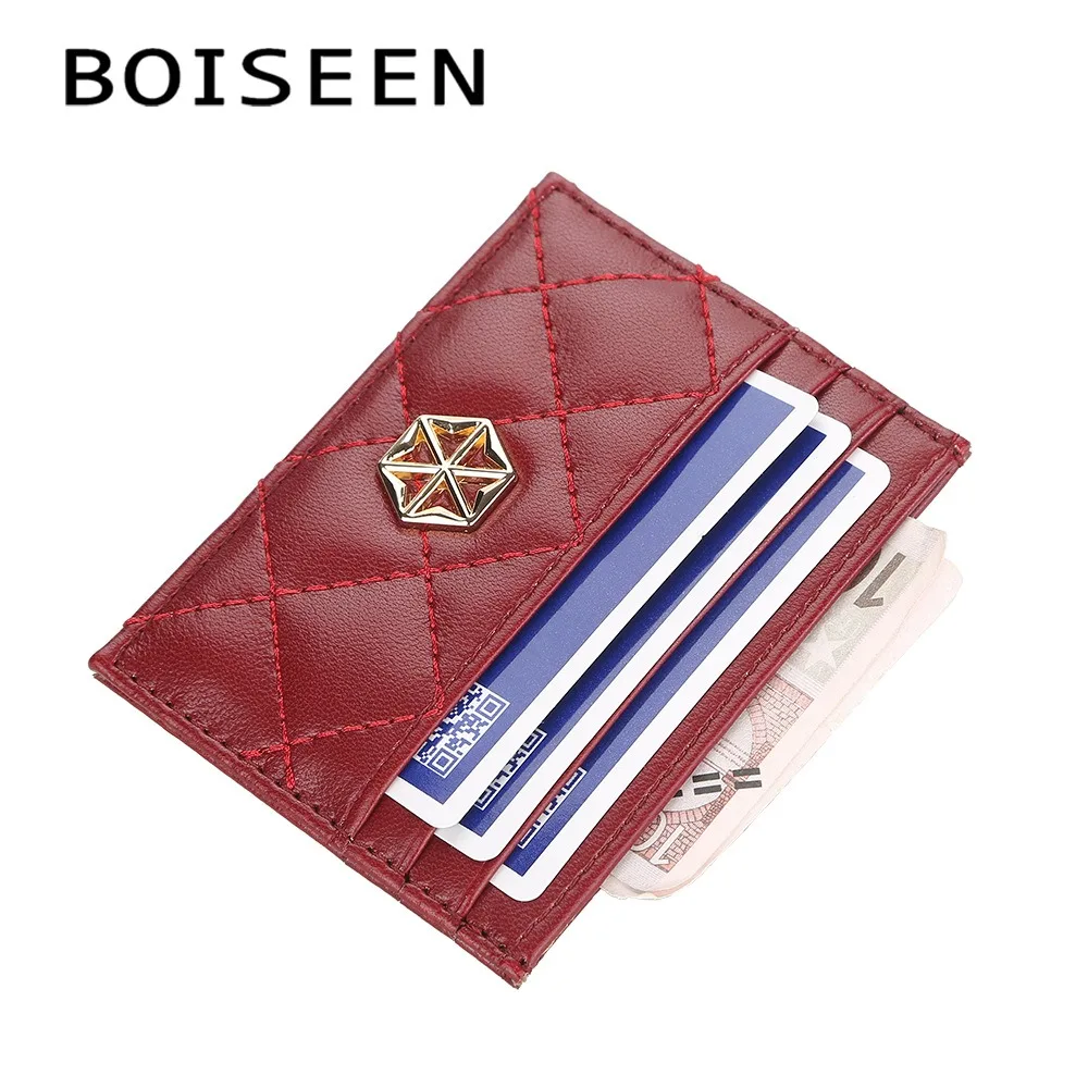 Baellerry Boho-Stickerei-Kartenetui, ultradünn, Mini-Geldbörse, Schlüsselanhänger, Geschenk für Mädchen und Teenager