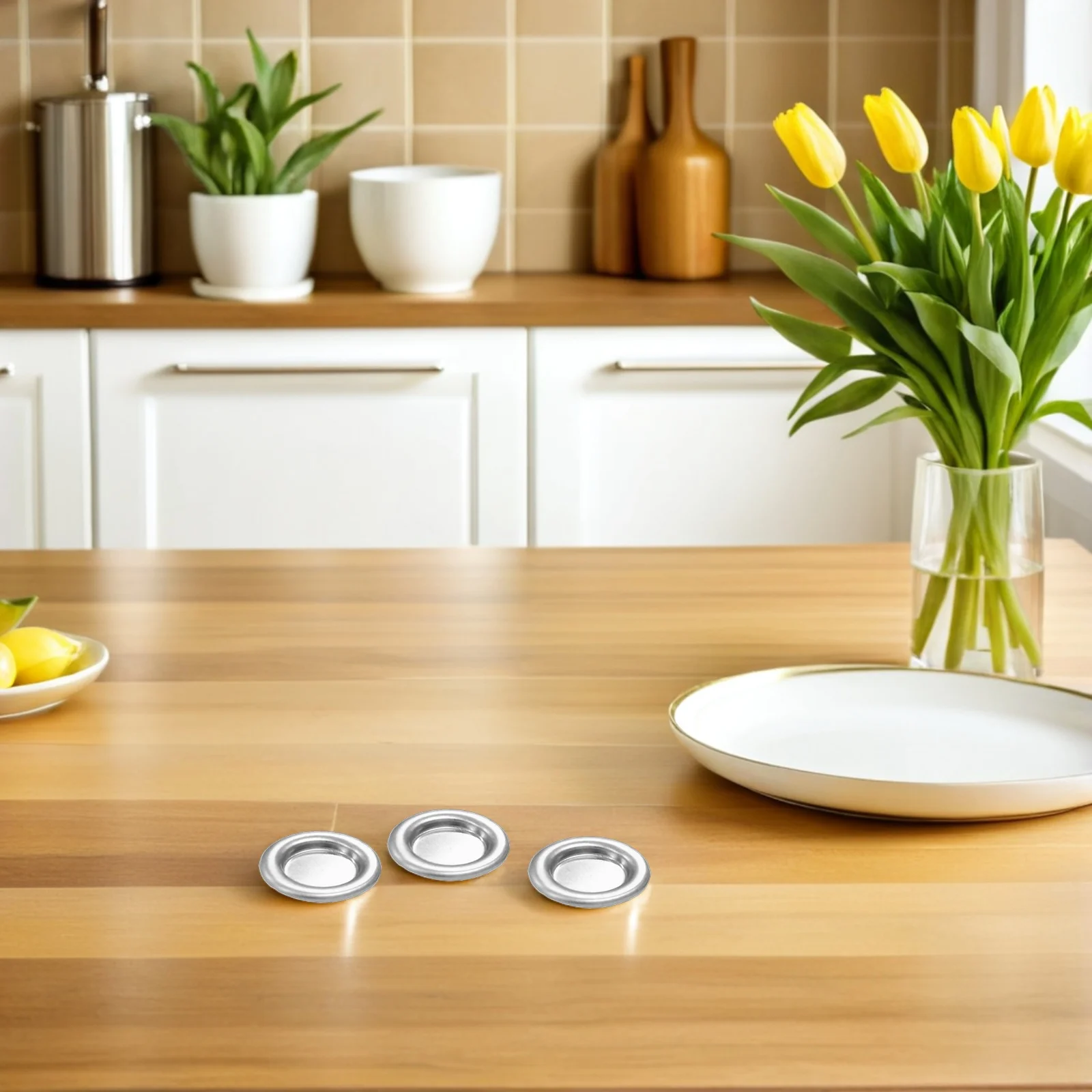 

24Pcs Decorative Incense Holder Tray Mini Metal Burner Round Plate for Incense Cones Jewelry Keys Storage Decor