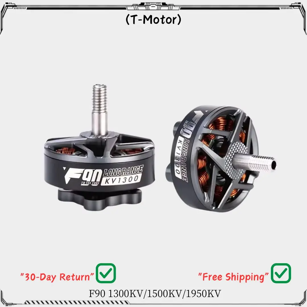 

T-MOTOR F90 2806.5 1300KV 1500KV 1950KV 5-6S Long Range Brushless Motor for RC FPV Racing Freestyle 5-7inch Drones