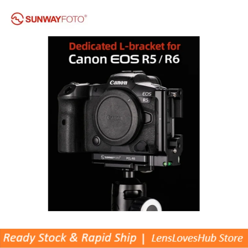 

SUNWAYFOTO PCL-R5 L-bracket for Canon Eos R5/R6 DSLR Arca / RRS Compatible Quick Release Plate