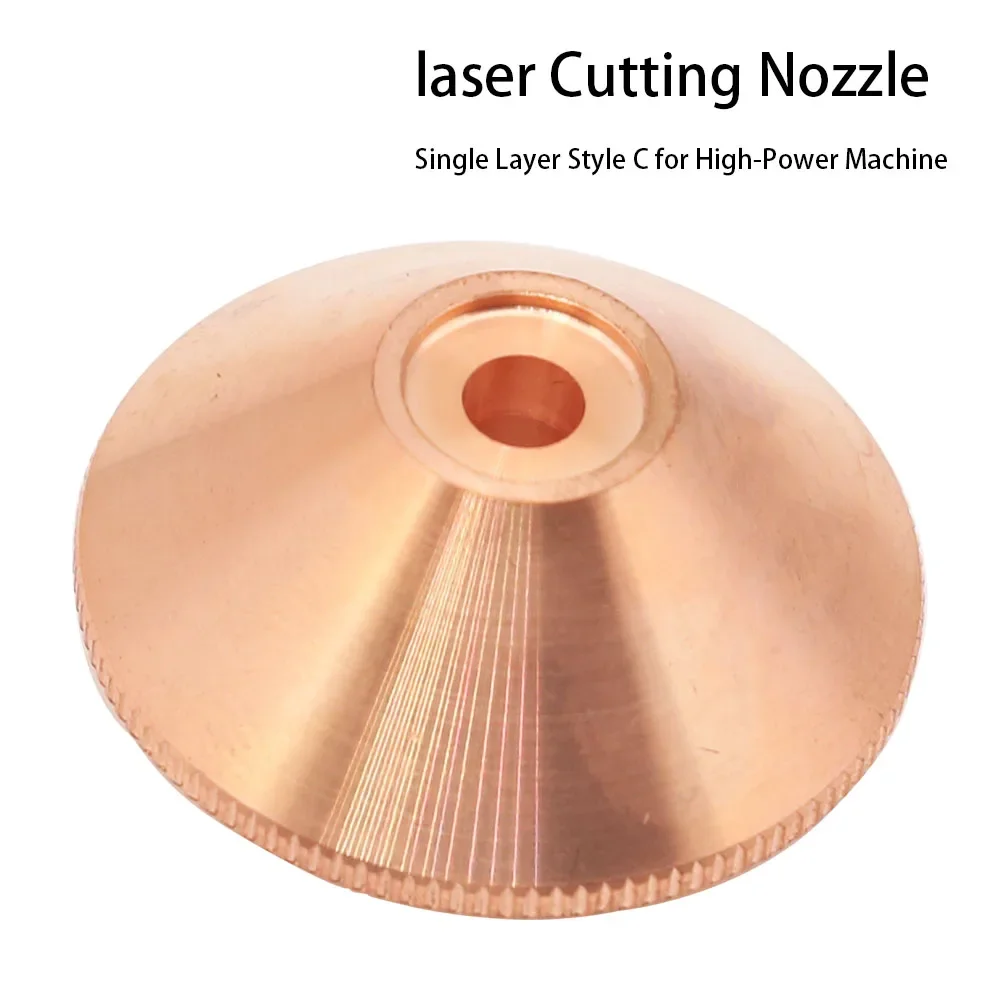 Penta Laser Cutting Nozzles Single Layer Style C for High-Power Machine D28 M11 H15mm Caliber 3.5-6.0mm for Fiber Laser