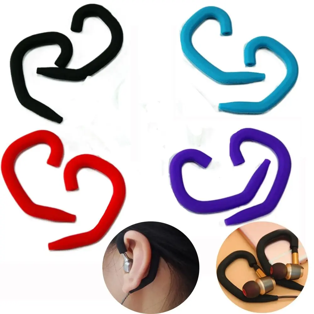 Soft Ear Hook Earhook Silicone Wired Earphone Accessories Headset Hanger Universal Eco-friendly Earphone Holder