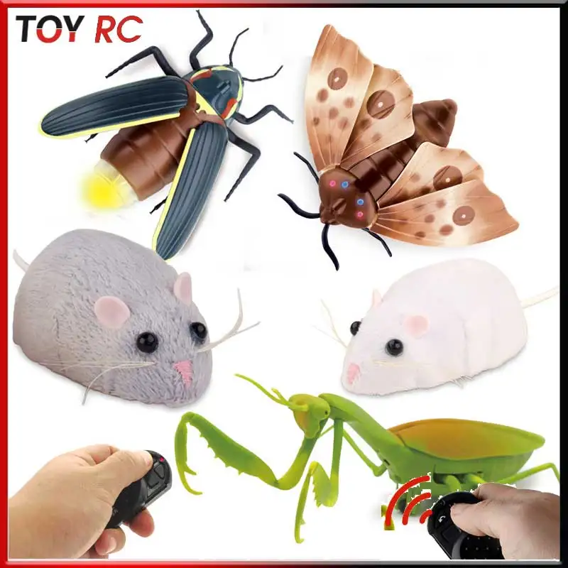 

New Unique Infrared Remote Control Electric Insect Toy Electric Snail Mouse Trick And Mock