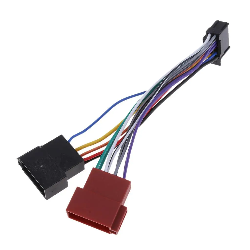 Adaptateur stéréo SFP pour câblage ISO 16 broches, conversion de haut-parleur de véhicule, connecteurs de câblage