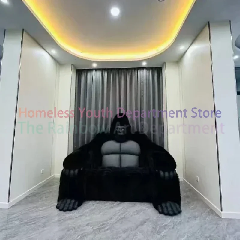 Bedroom bed creative size apartment cloth gorilla living room commercial sofa