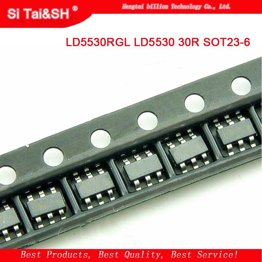 10pcs LD5530RGL SOT23-6 LD5530 30R SOT23-6 integrated circuit