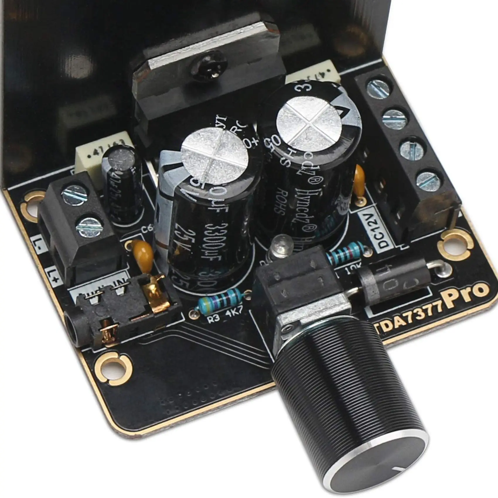 Placa Amplificadora de Potencia N75R, Kit de Amplificador de Audio de 2.0 Canales, 30W+30W, Clase AB, DC 12V, Módulo Amplificador Estéreo Digital TDA7377